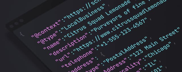Structured data and schema markup